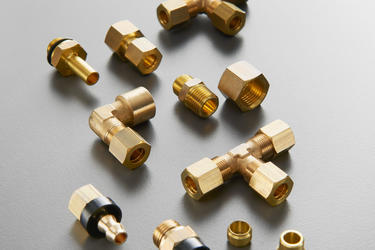 Brass compression couplings